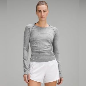 Lululemon swiftly tech long sleeve grey 0